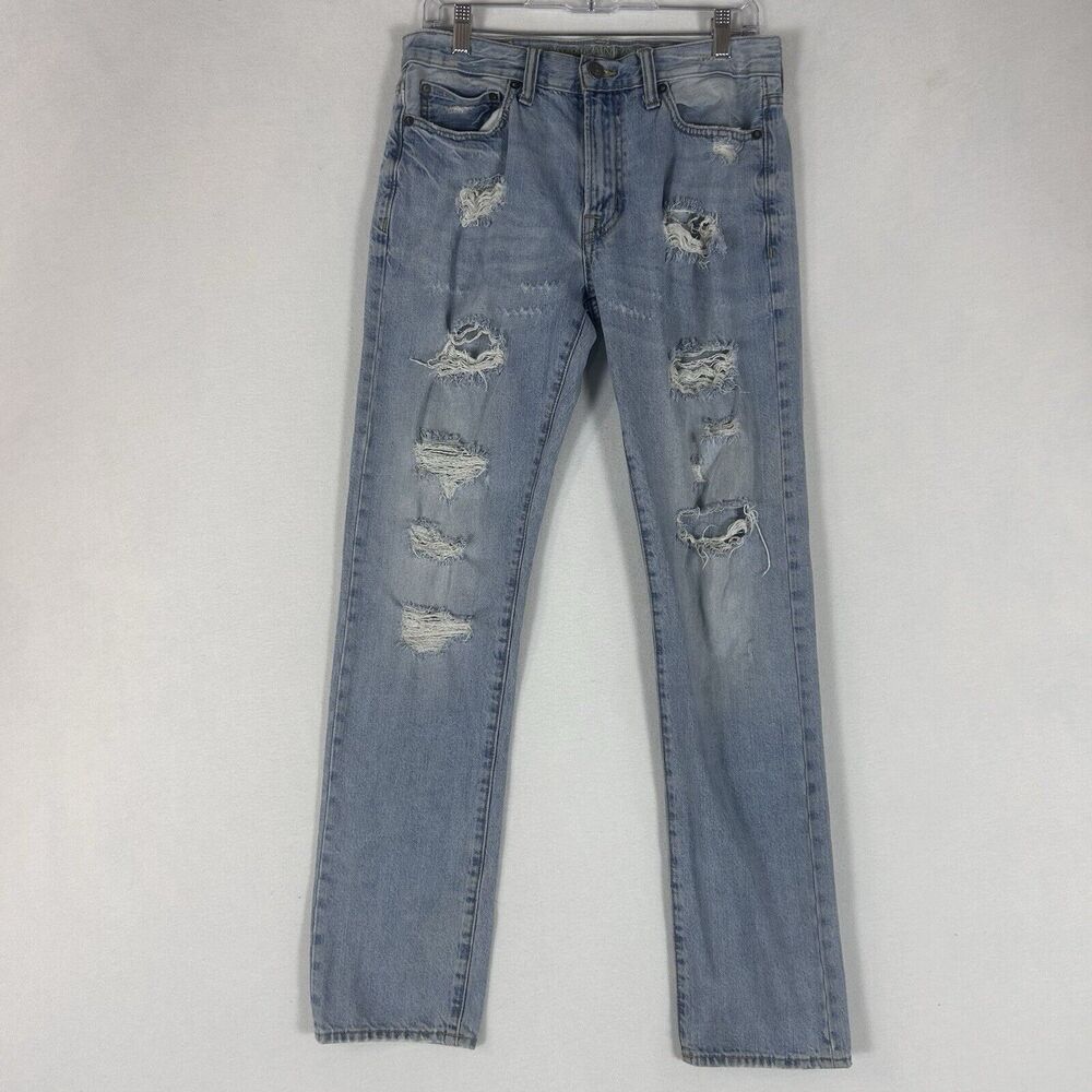 American Eagle Made to Last Slim Leg Jeans Mens 30x32 Blue Denim Mid Rise AEO